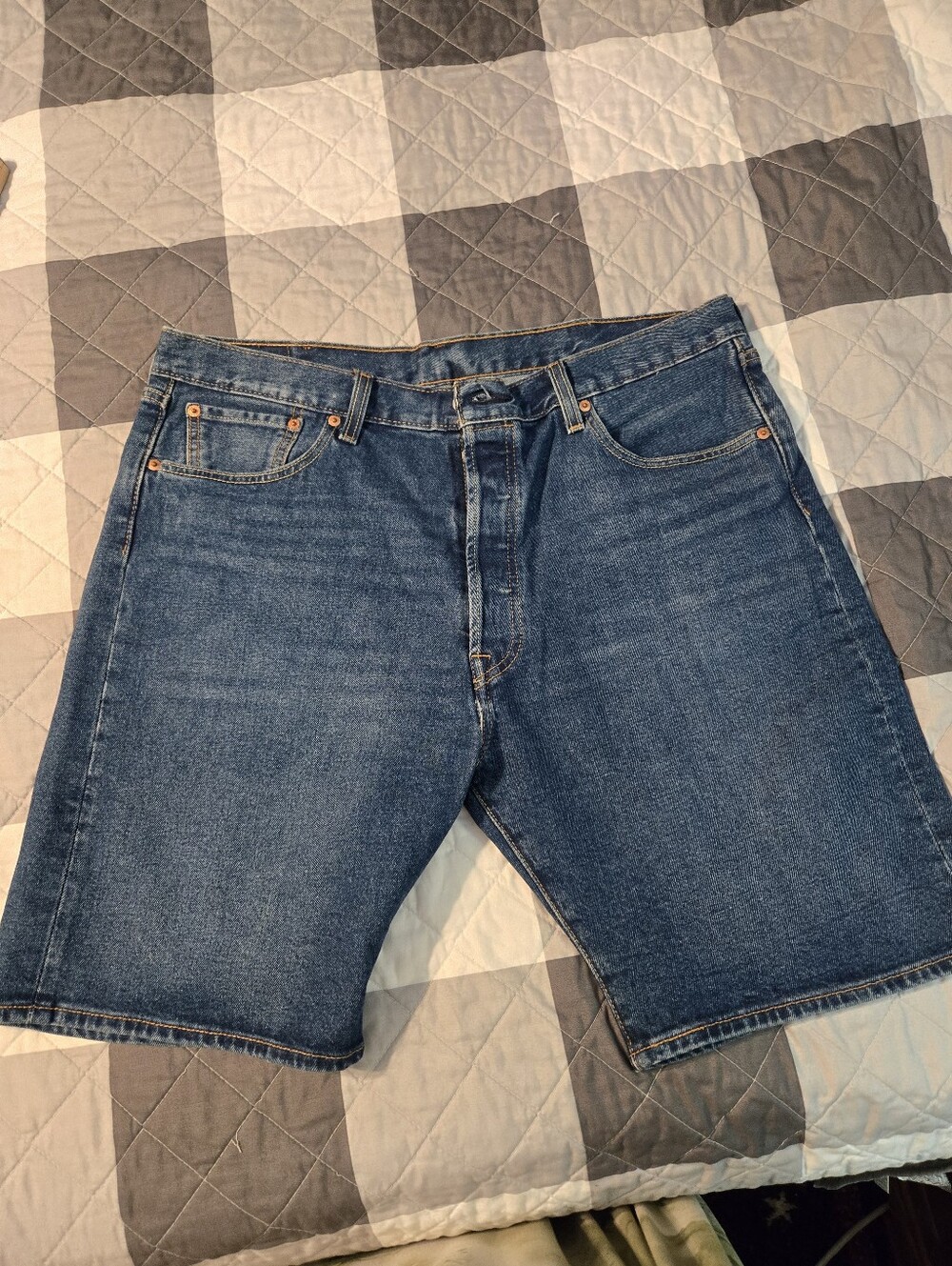 Levi's 501 Men's 38 Blue Denim Jean Shorts